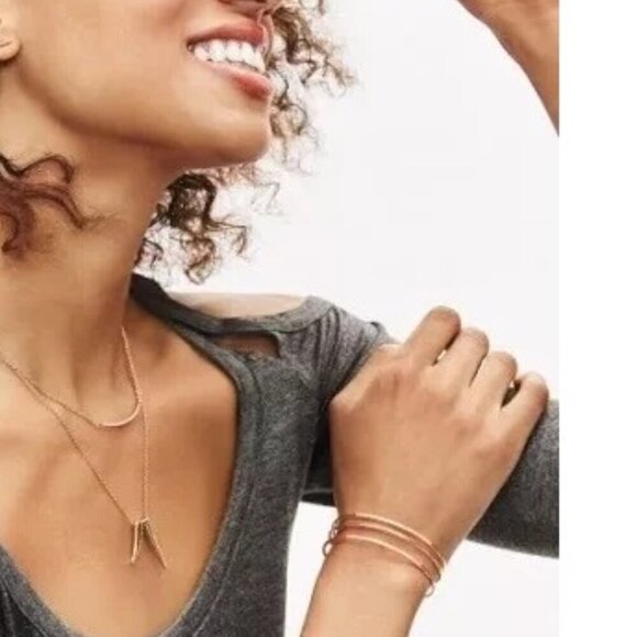 Stella & Dot Pave Rose Gold Cuff NEW - Picture 3 of 4